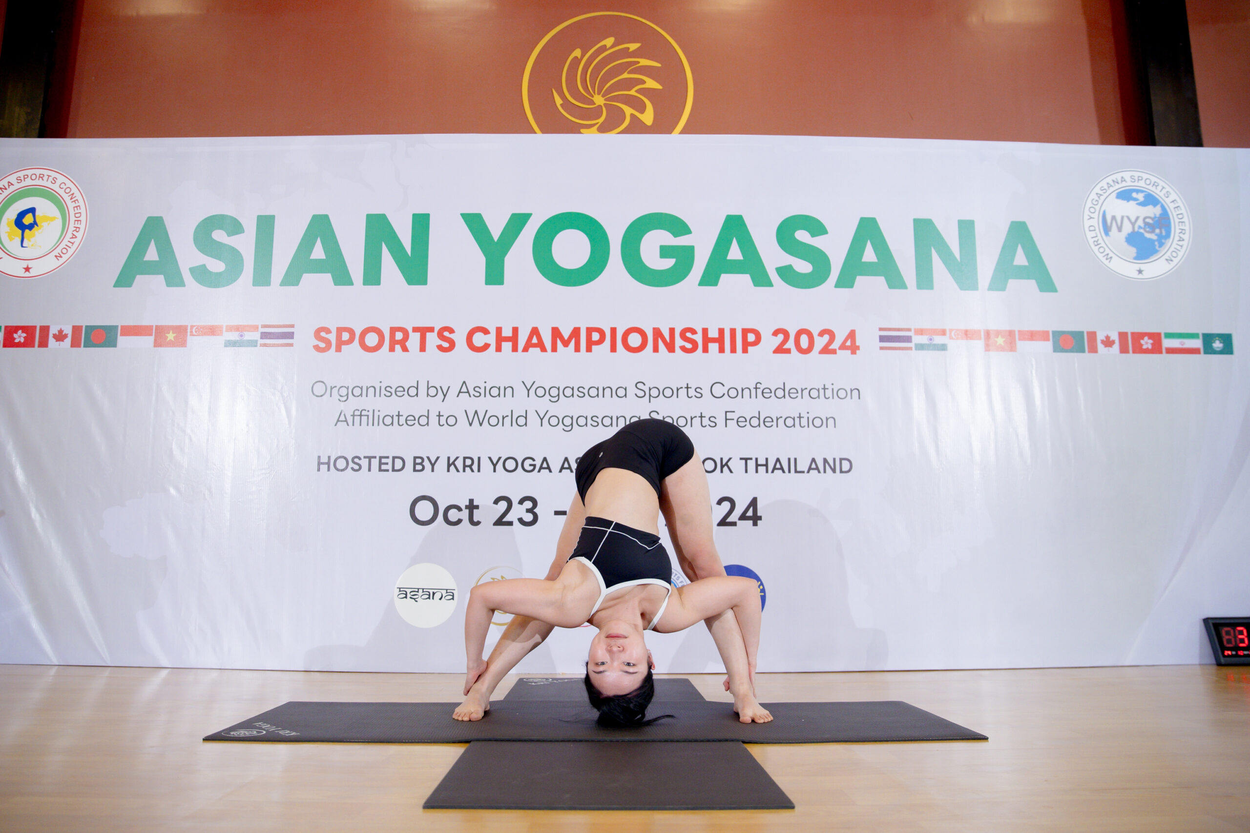 Kamarmarodasana By Senior Female Champion in Asian Yogasana Sports Championship 2024